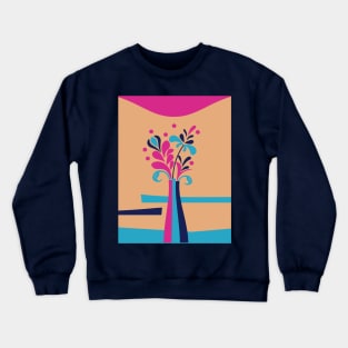 Flower Bouquet Vase Flowers Crewneck Sweatshirt